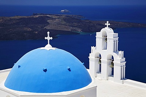 Church of Firostefani, Santorini, Cyclades, Greece, Europe