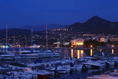 L'lle Rousse Harbour, Corsica, France, Europe