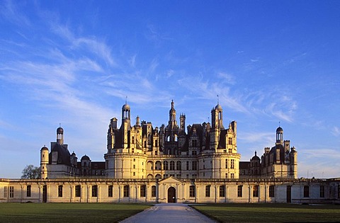 Chateau de Chambord Castle, Loire Valley, Indre-et-Loire, Centre, France, Europe