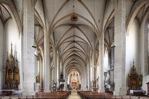 Interior of the Cathedral, Eichstaett, Altmuehltal, Upper Bavaria, Bavaria, Germany, Europe