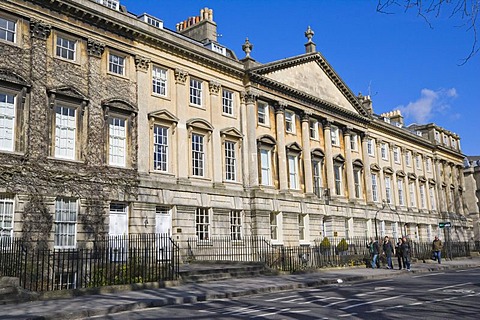 Building at Queen Square, Bath, Somerset, England, United Kingdom, Europe