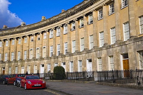 Royal Crescent by John Wood The Younger, Bath, Somerset, England, United Kingdom, Europe