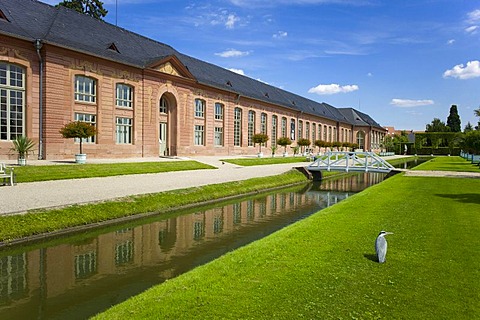 New orangery, Schloss Schwetzingen castle, 18th century, Schwetzingen, Baden-Wuerttemberg, Germany, Europe