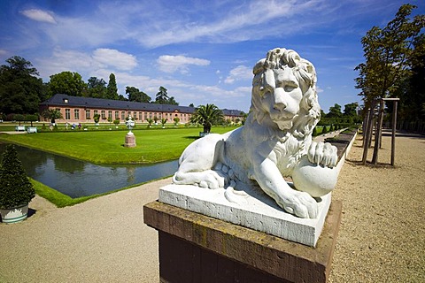 New orangery, Schloss Schwetzingen castle, 18th century, Schwetzingen, Baden-Wuerttemberg, Germany, Europe