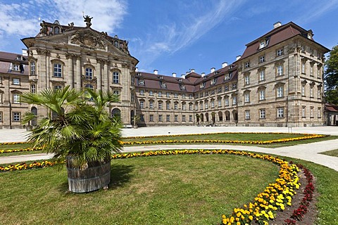 Schloss Weissenstein Palace, built 1711-1718 under Lothar Franz von Schoenborn, Elector of Mainz, Franconian Baroque, Pommersfelden, Upper Franconia, Bavaria, Germany, Europe