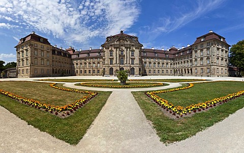 Schloss Weissenstein Palace, built 1711-1718 under Lothar Franz von Schoenborn, Elector of Mainz, Franconian Baroque, Pommersfelden, Upper Franconia, Bavaria, Germany, Europe