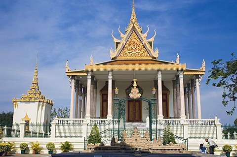 Silver Pagoda, Royal Palace, Phnom Penh, Cambodia, Indochina, Southeast Asia, Asia