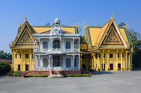 Pavilion of Napoleon III in the Royal Palace, Phnom Penh, Cambodia, Indochina, Southeast Asia, Asia