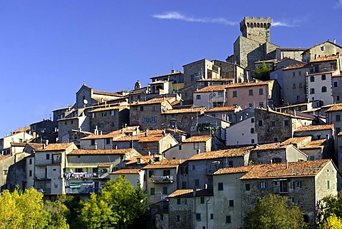 Village of Arcidosso, Tuscany, Italy, Europe