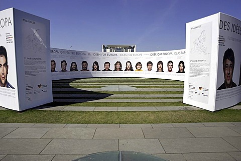 Political information display, Berlin, Germany, Europe