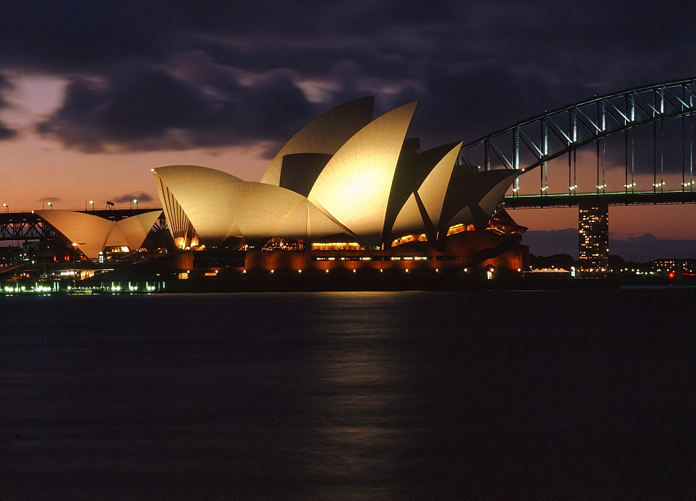 Opera House at night, Sydney, New South Wales, Australia