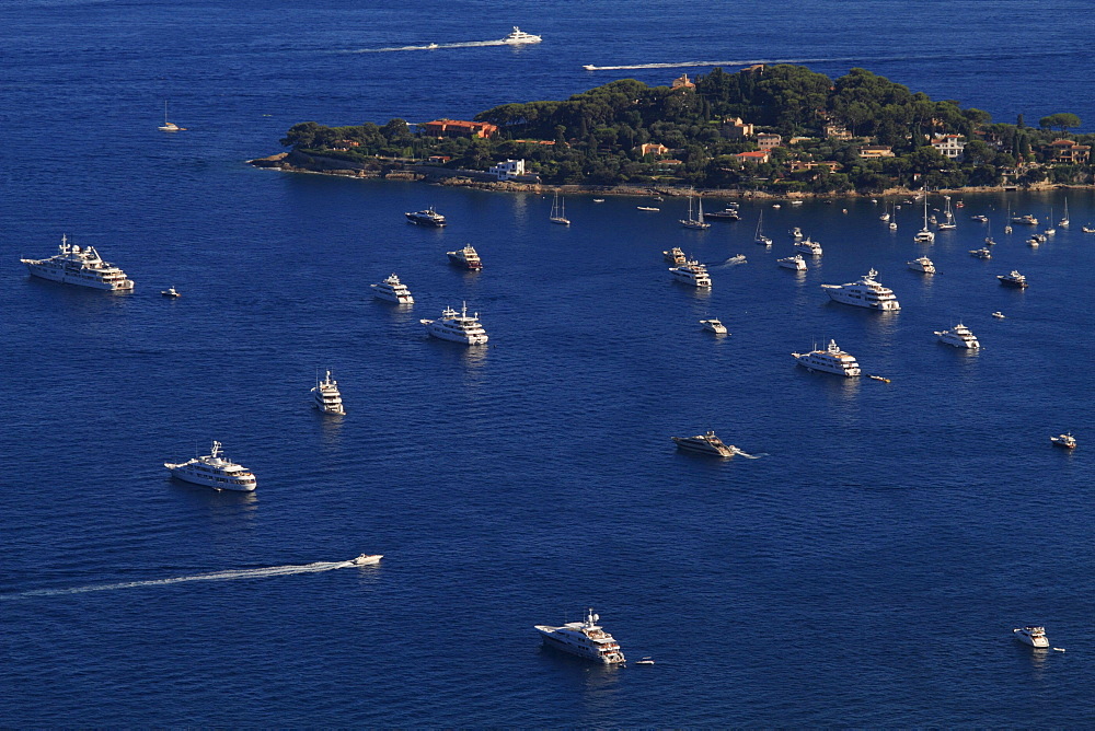 Headland of St. Hospice, St. Jean Cap Ferrat, Departement Alpes Maritimes, Region Provence Alpes Cote d'Azur, France, Europe