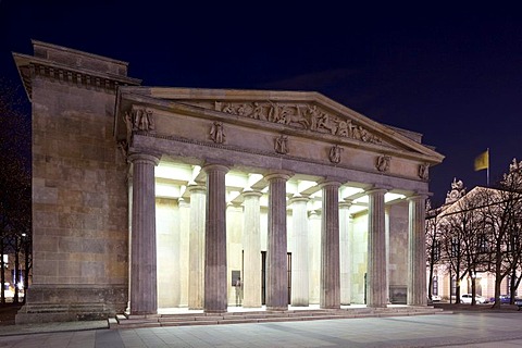 Neue Wache, Central Memorial of the Federal Republic of Germany for the Victims of War and Tyranny, Unter den Linden boulevard, Mitte district, Berlin, Germany, Europe