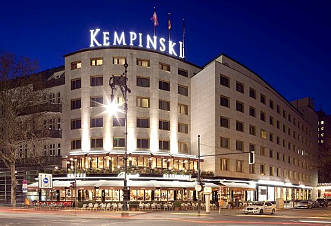 Kempinski Hotel, Kurfuerstendamm street, Charlottenburg district, Berlin, Germany, Europe