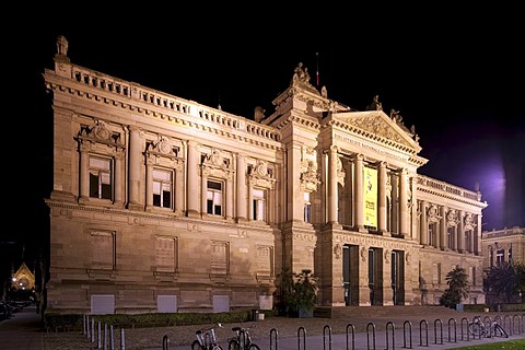 La Bibliotheque Nationale et Universitaire public library, Strasbourg, Alsace, France, Europe