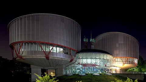 European Court of Human Rights, Strasbourg, Alsace, France, Europe