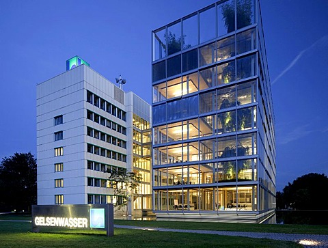 Headquarters of Gelsenwasser utilities company, Gelsenkirchen, Ruhr Area, North Rhine-Westphalia, Germany, Europe