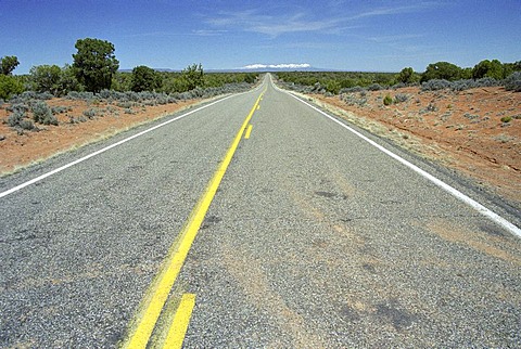 Highway in Utah, USA