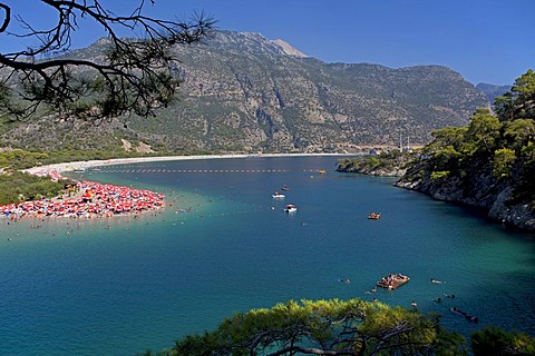 Oeluedeniz Bay near Fethiye, west coast of Turkey, Asia