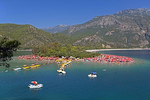 Oeluedeniz Bay near Fethiye, west coast of Turkey, Asia