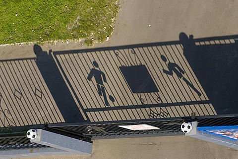 Gate of a football stadium