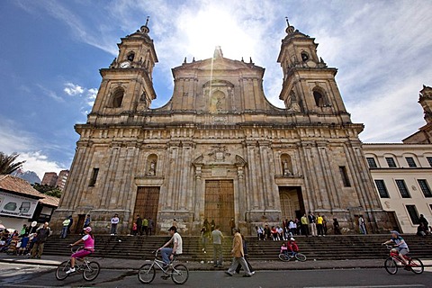 Bogota Cathedral, Plaza de Bolivar, Bogota, Colombia, South America