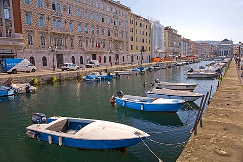 Canal Grande, Grand Canal, Triest, Italy, Europe