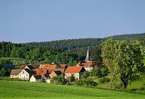 Schmoelln village, Thuringia, Germany, Europe