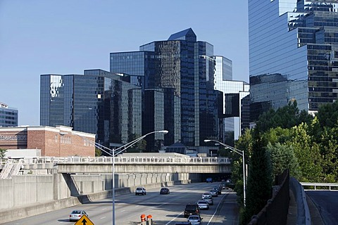 Buckhead Station skyscrapers, Atlanta, Georgia, USA, North America