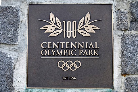 Centennial Olympic Park, Olympic Games, Atlanta, Georgia, USA, North America