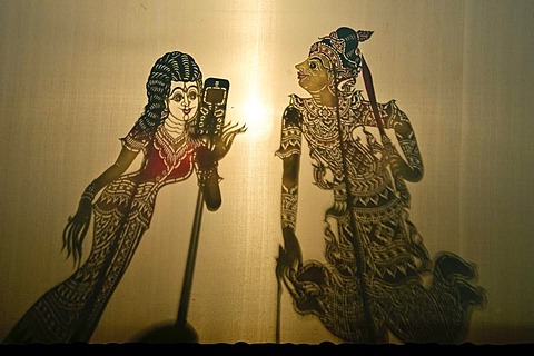 Shadow puppet performance, Suchart Subsin Museum, Nakhon Si Thammarat, Thailand, Asia