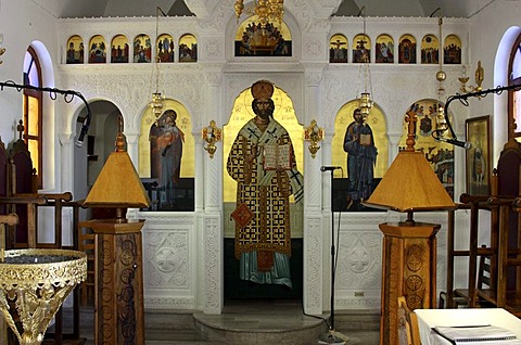 Chapel at the memorial of Amiras, Viannos, Crete, Greece, Europe