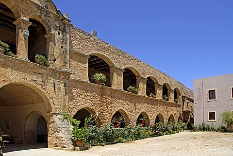 Arkadi Monastery, Moni Arkadi, National Monument, Crete, Greece, Europe