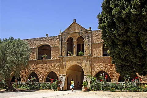 Arkadi Monastery, Moni Arkadi, National Monument, Crete, Greece, Europe