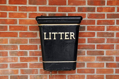 Litter bin, United Kingdom, Europe