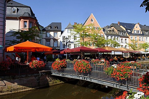 Market square, Saarburg, Rhineland-Palatinate, Germany, Europe