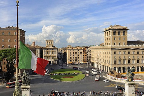 Piazza Venezia square, Rome, Italy, Europe