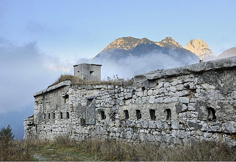 Fort or battery Predilsattel, built around 1900, Predilsattel, Italy, Europe