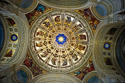 Interior of the Russian Orthodox Church of Saint Elizabeth on Mt. Neroberg, Wiesbaden, Hesse, Germany, Europe