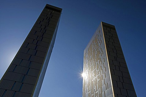 Office towers, European Court of Justice, Kirchberg quarter, Europe District, Luxembourg, Europe