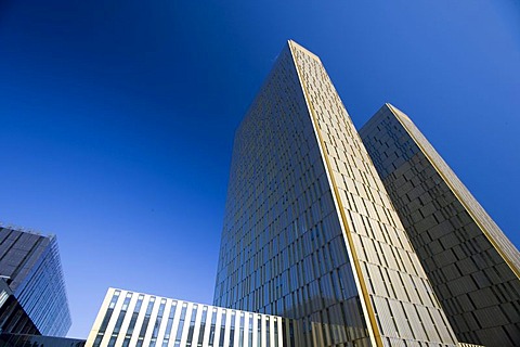 Office towers, European Court of Justice, Kirchberg-plateau, Europe District, Luxembourg, Europe