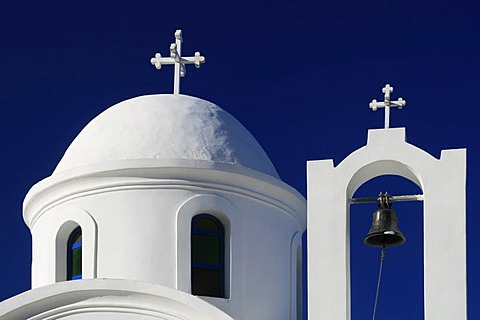 Church at Pigadia, Karpathos Island, Aegean Islands, Aegean Sea, Greece, Europe