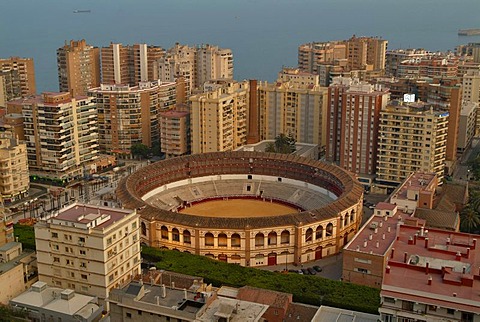 Plaza de toros bullring, La Malagueta district, Malaga, Costa del Sol, Andalusia, Spain, Europe