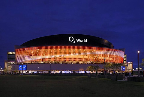 O2 World, O2-Arena stadium, Anschutz Entertainment Group company, Friedrichshain district, Berlin, Germany, Europe