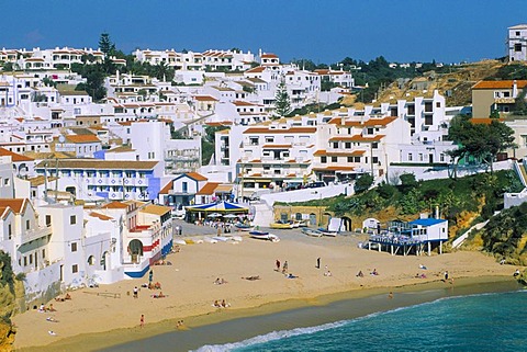 Townscape, Carvoeiro, Algarve, Portugal, Europe