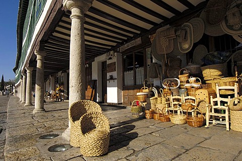 Main Square dating from 13th century, Almagro, Ciudad Real province, Castilla-La Mancha, Spain, Europe