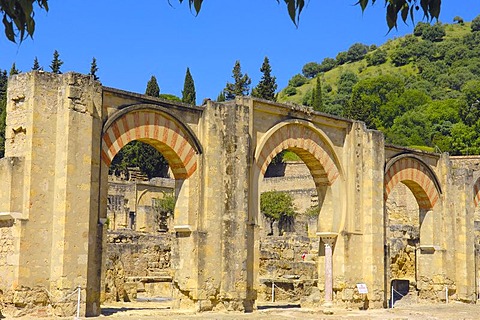 Ruins of Medina Azahara, palace built by Caliph Abd al-Rahman III, Cordoba, Andalusia, Spain, Europe