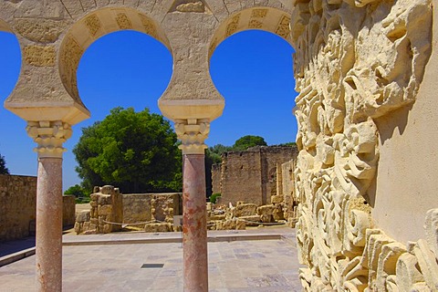 Ruins of Medina Azahara, palace built by Caliph Abd al-Rahman III, Cordoba, Andalusia, Spain, Europe