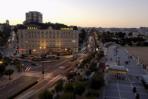 El Sardinero, Plaza Italia, Santander, Cantabria, Spain, Europe