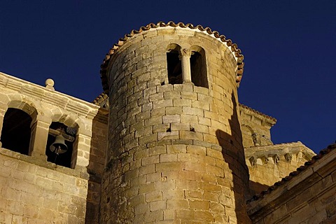 Romanesque collegiate church, Santillana del Mar, Cantabria, Spain, Europe